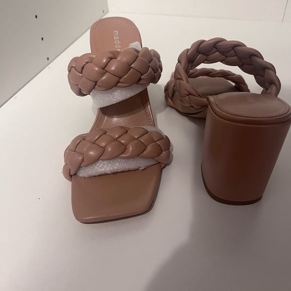 Madden Girl Brown Braided Heels - Picture 2 of 4